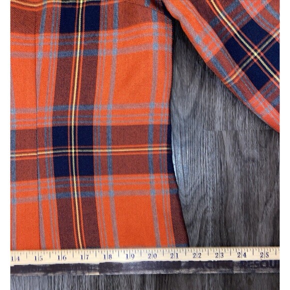 Sag Harbor Blanket Fringe Skirt Sz 16 & Crop Jacket Red Plaid - Picture 14 of 16